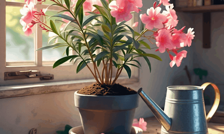 Oleander verpotten of niet? Dit is het beste moment om in te grijpen